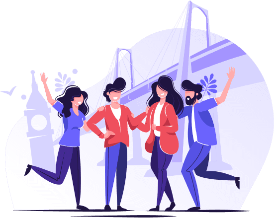 Illustration commerçants